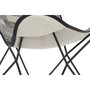 DKD Home Decor Silla de Metal y Piel Mariposa