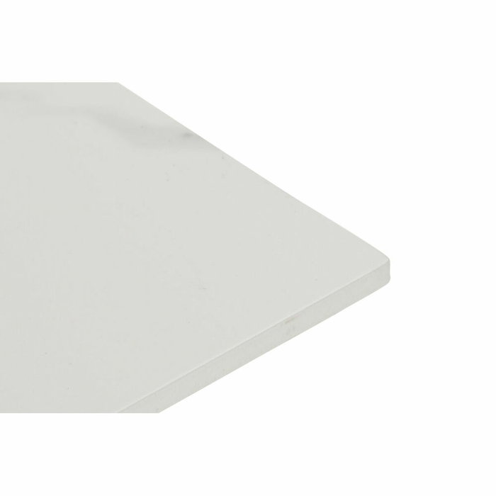 DKD Home Decor Mesita Auxiliar de Cerámica y Metal Dorado