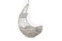 DKD Home Decor Sillón Colgante para Terraza y Jardín Gris Claro Ratan Sintético Metal Poliéster 82 x 75 x 125 cm