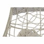 DKD Home Decor Sillón Colgante Rattan Sintético Gris Claro con Cojines