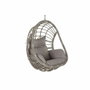 DKD Home Decor Sillón Colgante Breeze Gris con Cojines