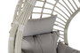 DKD Home Decor Sillón Colgante Terraza y Jardín Colección Breeze Gris 70 x 110 x 90 cm