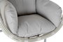 DKD Home Decor Sillón Colgante Terraza y Jardín Colección Breeze Gris 70 x 110 x 90 cm