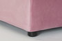 DKD Home Decor Reposapiés Moderno Rosa 55 x 30 x 55 cm