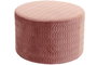 DKD Home Decor Reposapiés de Poliéster Rosa 55x55x30 cm