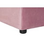 DKD Home Decor Reposapiés de Poliéster Rosa 55x55x30 cm