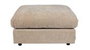 DKD Home Decor Reposapiés de Madera y Poliéster Azul Celeste