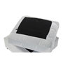 DKD Home Decor Reposapiés de Madera y Poliéster Azul Celeste