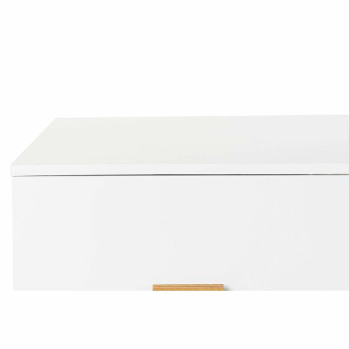 DKD Home Decor Mesa de Centro Scandi Blanca con Cajón