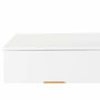 DKD Home Decor Mesa de Centro Scandi Blanca con Cajón