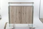 DKD Home Decor Aparador Moderno Natural MDF Cristal Templado 120x44x120 cm