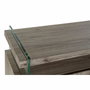DKD Home Decor Aparador de Cristal Templado y MDF Natural