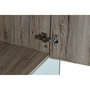 DKD Home Decor Aparador de Cristal Templado y MDF Natural