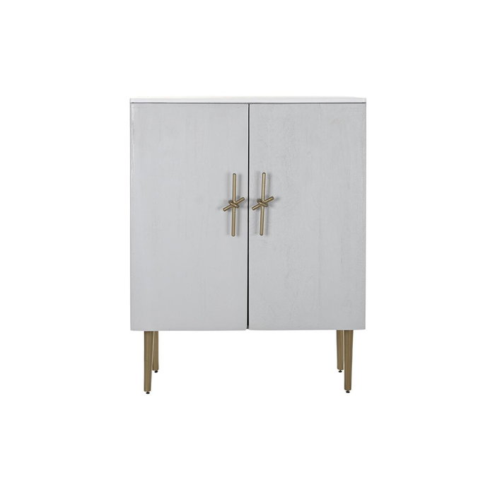 DKD Home Decor Armario de Mango y Hierro Lazo Blanco DKD Home Decor Armario de Mango y Hierro Lazo Blanco