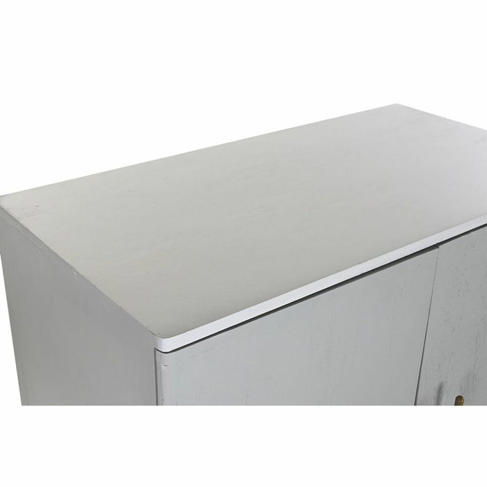 DKD Home Decor Armario de Mango y Hierro Lazo Blanco DKD Home Decor Armario de Mango y Hierro Lazo Blanco