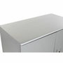 DKD Home Decor Armario de Mango y Hierro Lazo Blanco