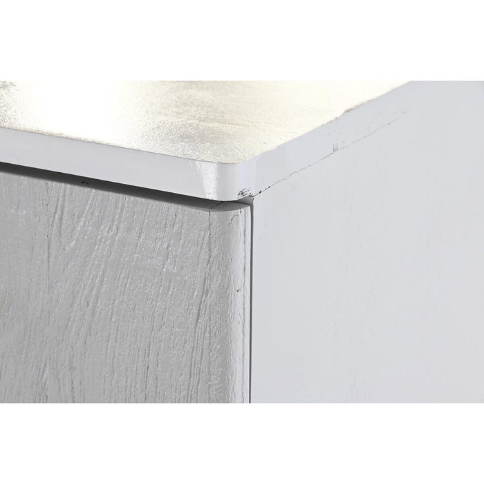 DKD Home Decor Armario de Mango y Hierro Lazo Blanco DKD Home Decor Armario de Mango y Hierro Lazo Blanco
