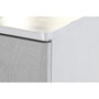 DKD Home Decor Armario de Mango y Hierro Lazo Blanco