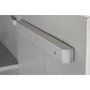 DKD Home Decor Armario de Mango y Hierro Lazo Blanco