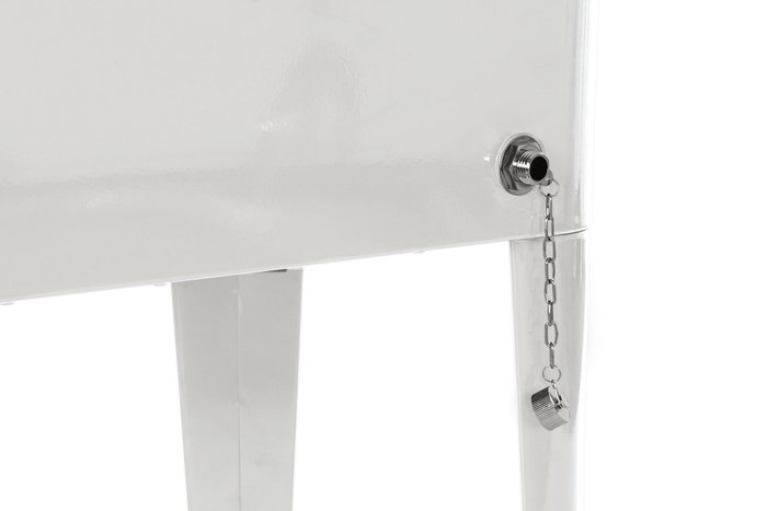 DKD Home Decor Nevera Terraza Y Jardin Blanco 43 x 80 x 74 cm