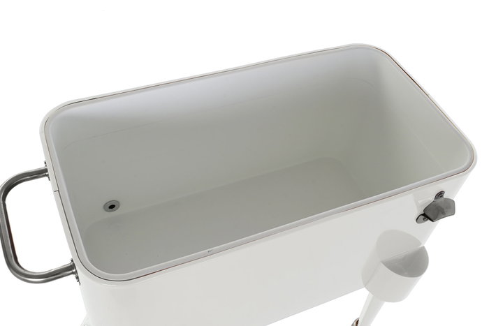 DKD Home Decor Nevera Terraza Y Jardin Blanco 43 x 80 x 74 cm