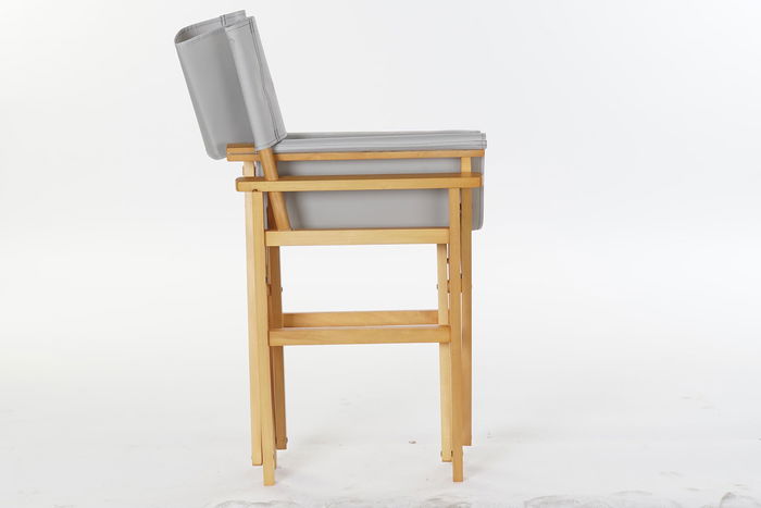 DKD Home Decor Silla Terraza Y Jardin Gris Natural 48 x 87 x 56 cm