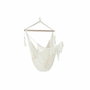 DKD Home Decor Silla Colgante de Algodón con Flecos, Crudo