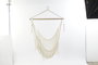 DKD Home Decor Silla Colgante para Terraza y Jardín Crudo Algodón Poliéster 100 x 50 x 130 cm