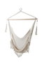 DKD Home Decor Silla Colgante de Algodón con Flecos, Crudo