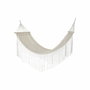 DKD Home Decor Hamaca de Algodón Beige con Flecos