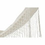 DKD Home Decor Hamaca de Algodón Beige con Flecos
