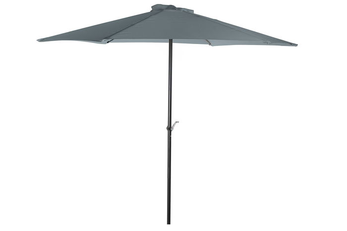 DKD Home Decor Parasol Basicos Gris Claro Gris Oscuro Acero Poliester Inclinable 300 x 300 x 250 cm DKD Home Decor Parasol Basicos Gris Claro Gris Oscuro Acero Poliester Inclinable 300 x 300 x 250 cm