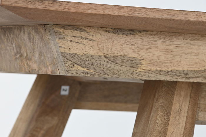 DKD Home Decor Mesa Comedor Alpino Mango Natural 180 x 90 x 76 cm