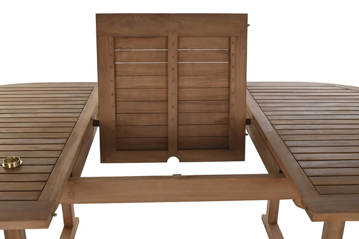 Mesa Comedor Terraza Y Jardin DKD Home Decor Marron 120 x 75 x 180 cm Set de 9