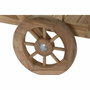 DKD Home Decor Camarera de Teca con Ruedas Marrón Natural 70x55x84 cm