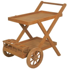 DKD Home Decor Camarera Terraza Y Jardin Marron 55 x 84 x 70 cm