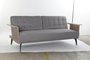 DKD Home Decor Sofá Cama Urban Gris Marrón 203 x 87 x 81 cm