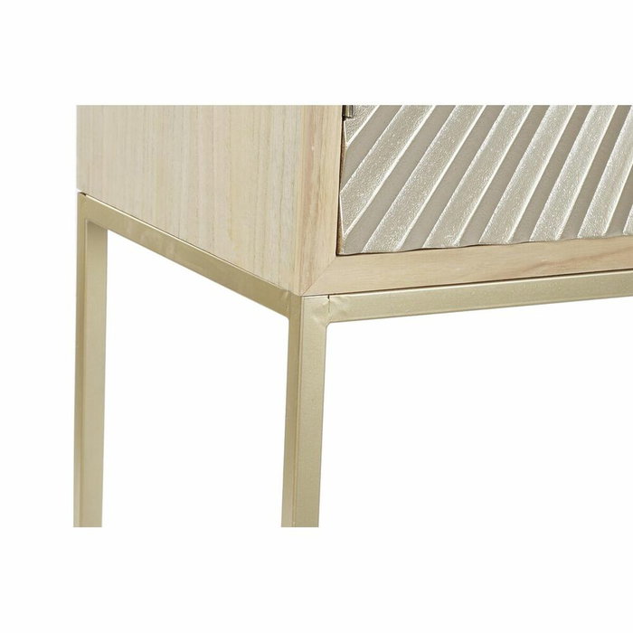 DKD Home Decor Armario Moderno Natural Dorado 40 x 170 x 90 cm
