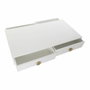 DKD Home Decor Mesa de Centro Mandala Blanco y Dorado