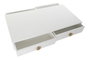 DKD Home Decor Mesa de Centro Mandala Blanco y Dorado