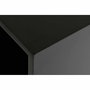 DKD Home Decor Mueble TV Abeto y Ratán Negro y Natural 160x38x65 cm