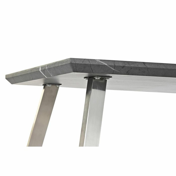 DKD Home Decor Mesa de Centro MDF y Acero Negro 120x60x44 cm