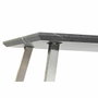 DKD Home Decor Mesa de Centro MDF y Acero Negro 120x60x44 cm