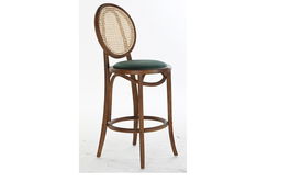 DKD Home Decor Taburete Horeca Marron Oscuro 43 x 108 x 43 cm