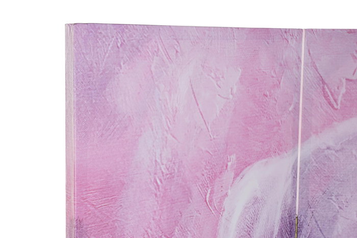 Biombo DKD Home Decor Gato Lienzo 120 x 2,5 x 180 cm Pino