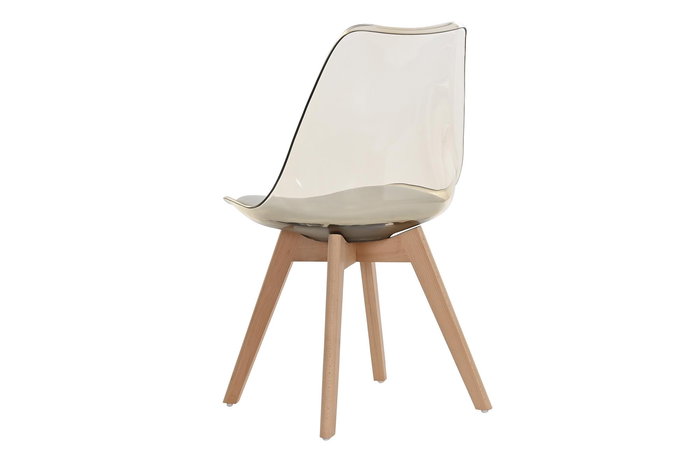 DKD Home Decor Silla Urban Crema Natural 47 x 81 x 54 cm (4 Unidades)