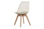 DKD Home Decor Silla Urban Crema Natural 47 x 81 x 54 cm (4 Unidades)