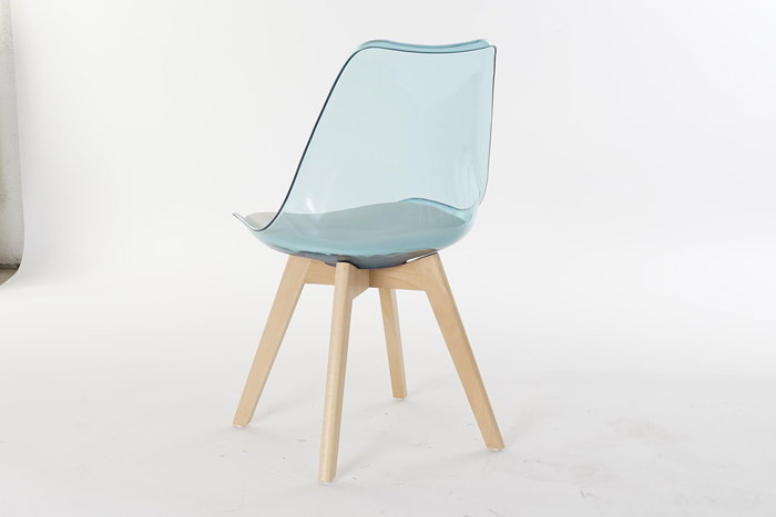 DKD Home Decor Silla Urban Azul Blanco 47 x 81 x 54 cm (4 Unidades)