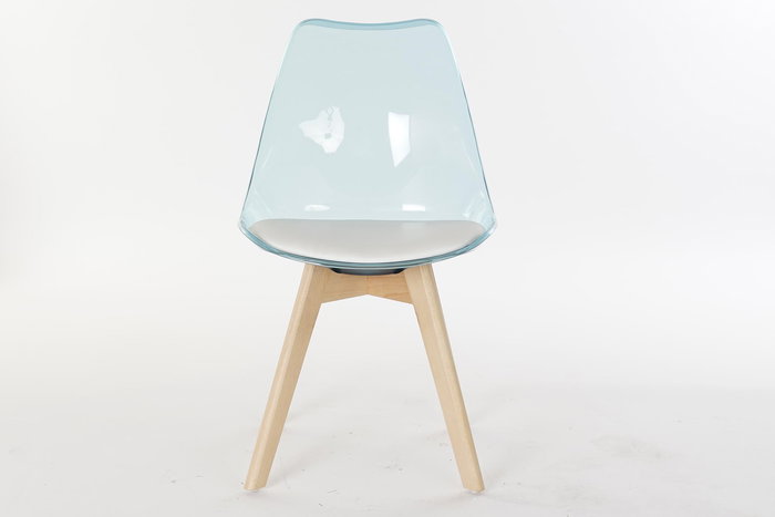 DKD Home Decor Silla Urban Azul Blanco 47 x 81 x 54 cm (4 Unidades)