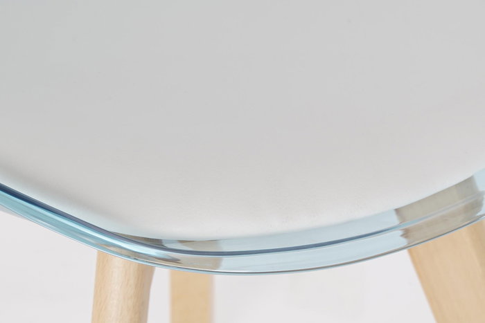 DKD Home Decor Silla Urban Azul Blanco 47 x 81 x 54 cm (4 Unidades)